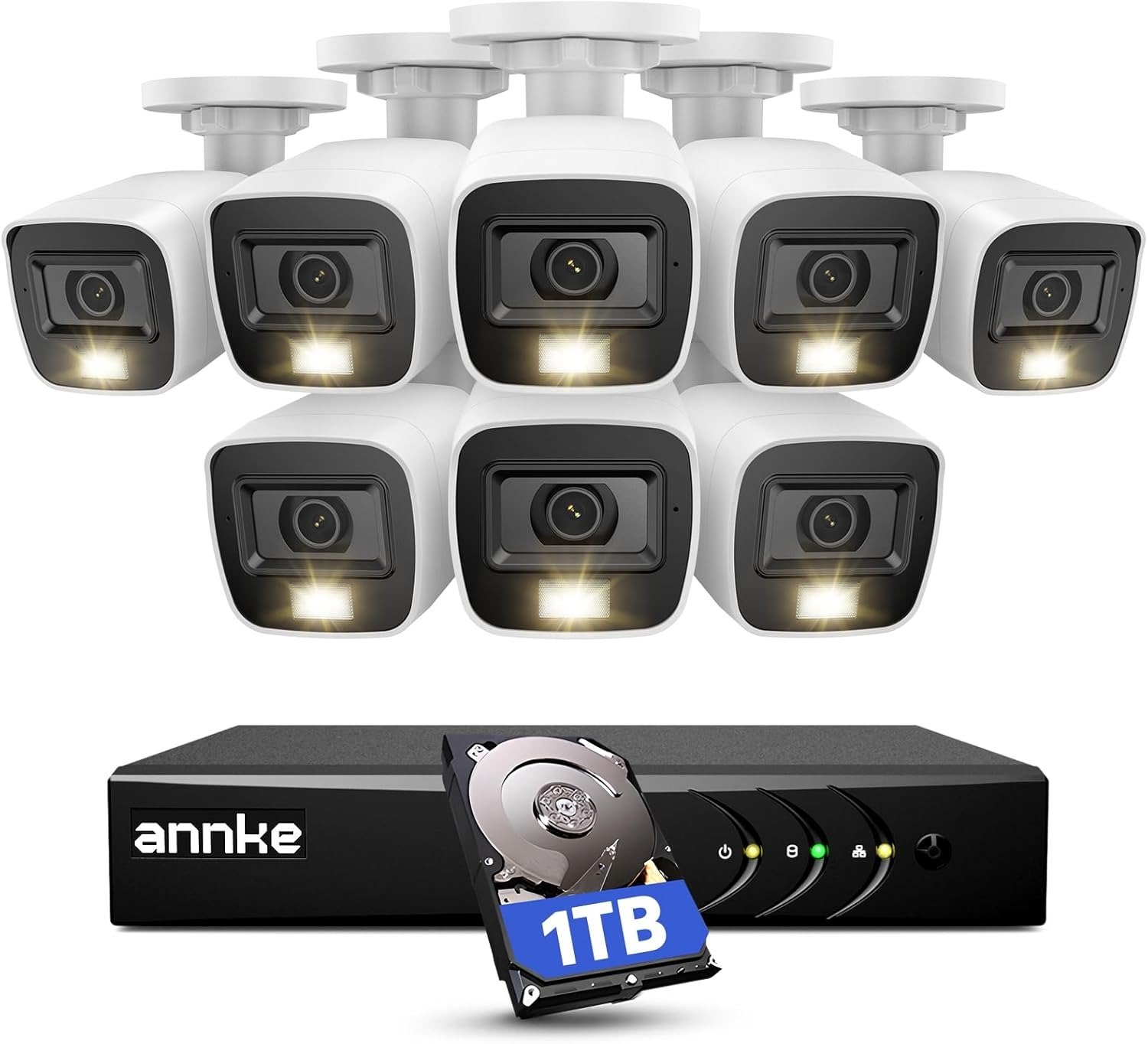 ANNKE 8-Cam DVR Kit Fit Using One Threshold Only