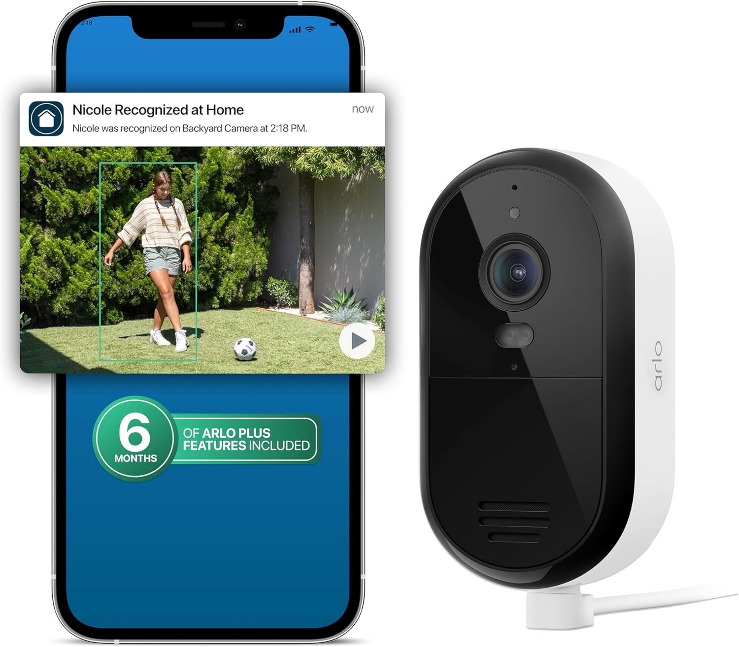 Arlo Essential 2K Wired Camera